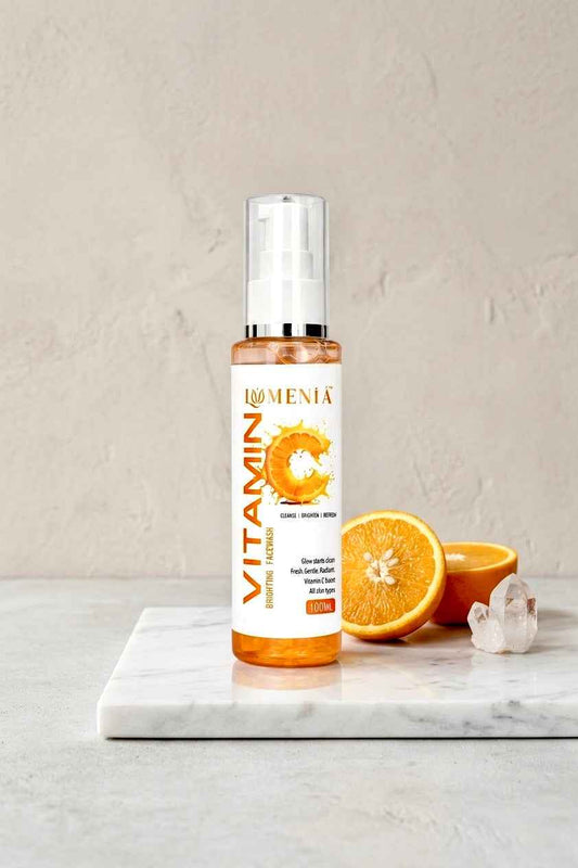 LUMENIA Vitamin C Face Wash - Brightening Fresh Glow Cleanser 100ml for Radiant Skin