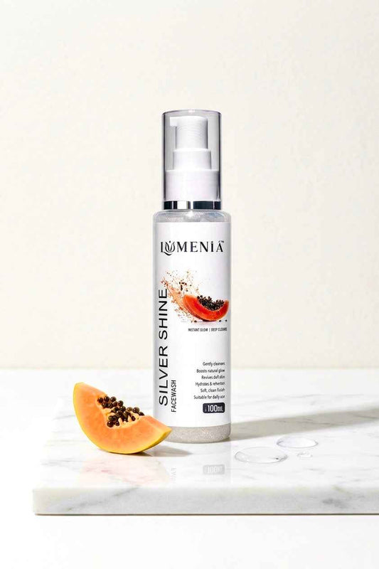 Lumenia Silver Shine Facewash for Instant Glow & Deep Clean - 100ml